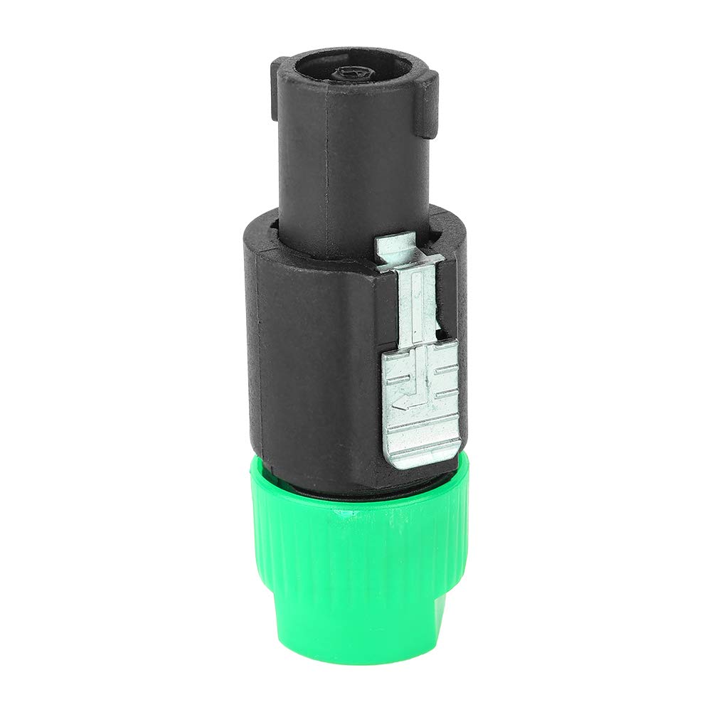 10Pcs C Nl4Fc o Speaker Connector 4 Pin Speakon Plug Cable, Multifunctional Accessory For Home Use (Green)