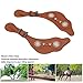 Western Flower Boot Strap Vintage PU Leather Adjustable Straps Equestrians Accessories Easy to Use Metal Buckles Good Strap