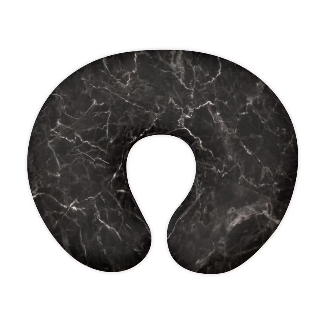 Jeiento Black Marble Nursing Pillow Covers Breathable & Skin-Friendly Breastfeeding Pillowcase for Baby Girl and Boys Comfortable Positioner Case Comfortable