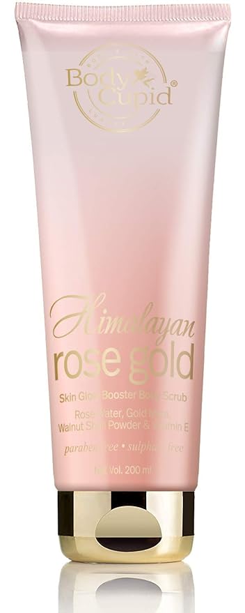 Body Cupid Himalayan Rose Gold Scrub – Skin Glow Booster – No Sulphates, Parabens – 200 ml at Rs. 260