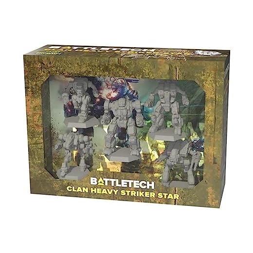 BattleTech: Clan Heavy Striker Star - Miniature Game - Catalyst Game Labs