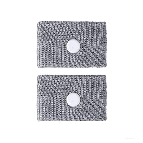 Preisvergleich Produktbild camellia® Reisekrankheit Armband Anti Übelkeit Auto Van Wasserflugzeug Armband Anti-Motion-Krankheit Armband Strap (Silbergrau)