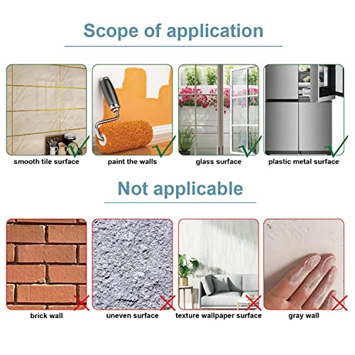 6 hojas con 34 adhesivos de pared para habitación infantil miniatura 7