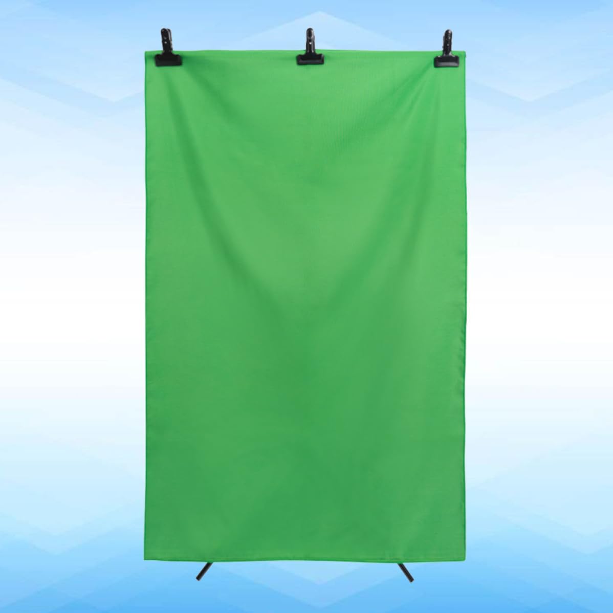 VILLCASE Fondo y Uso en Interiores y Exteriores Tacto Cómodo para Estudio de Fotografía Verde de Tela de Algodón Mixto Adecuado para Sesiones de Video y Retrato