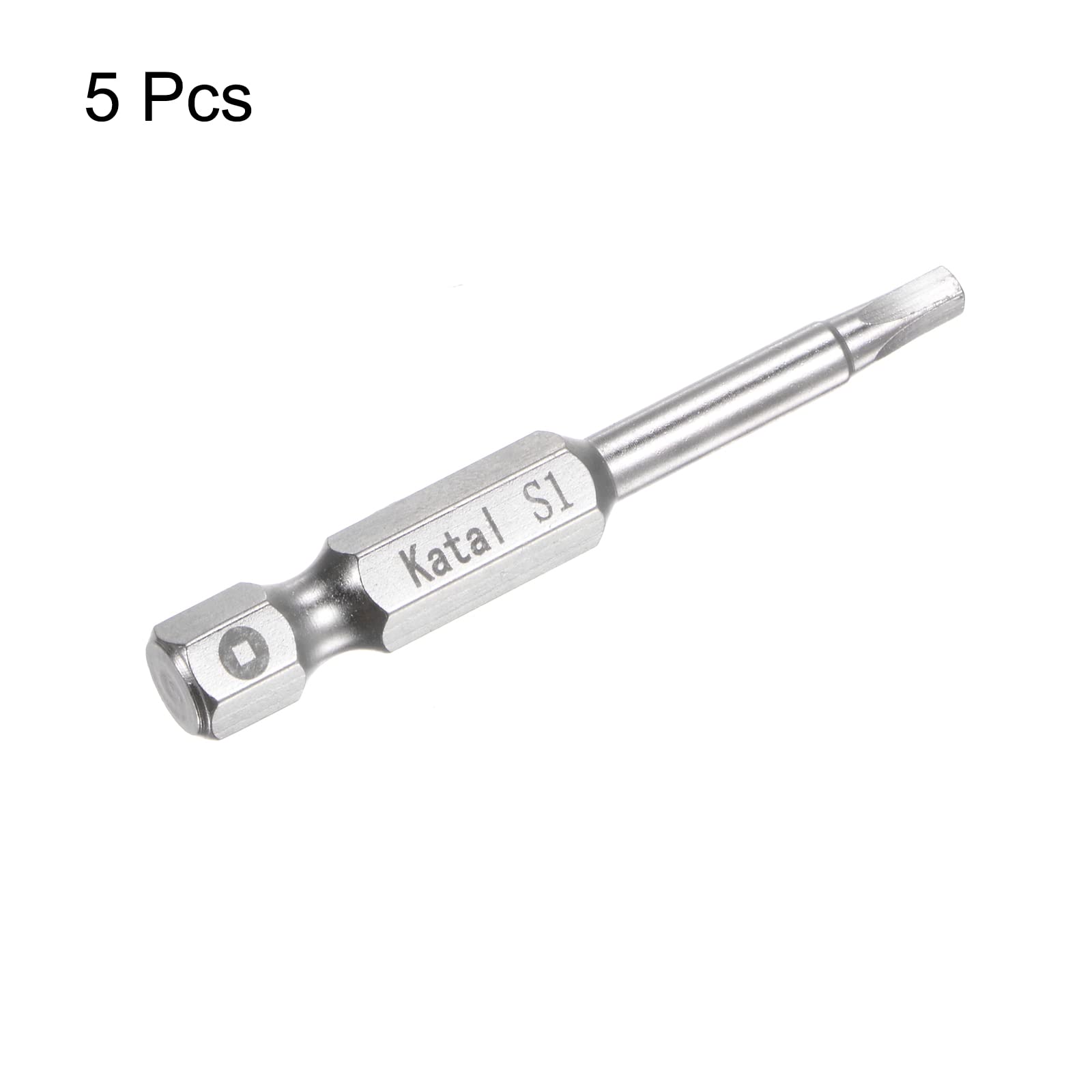1 / 5 satton⭐︎ HARFINGTON 5pcs S1 Square Screwdriver Bit 1/4
