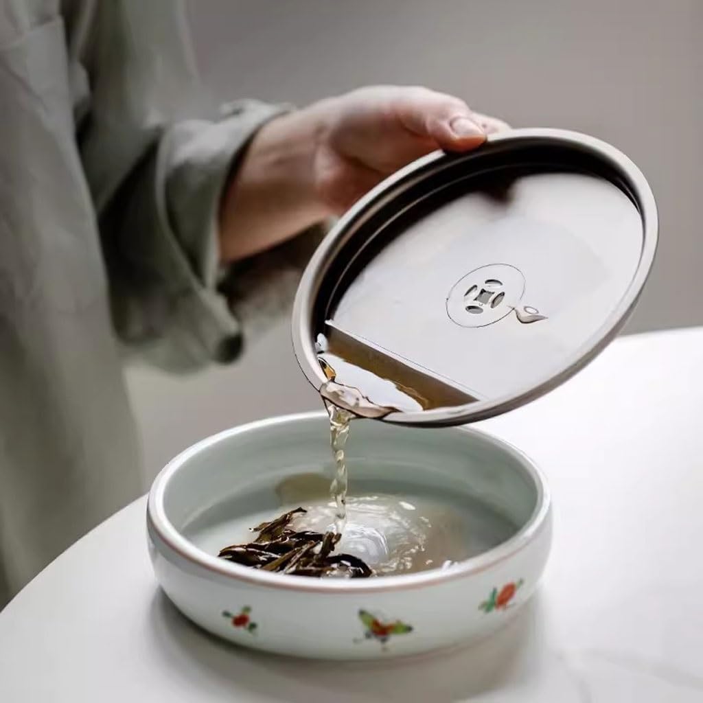 Tea Set Tea Tray Retro Small Pot Mat Base Ceramic Water Storage Dry Tea Table Chinese Zen Tray Tea Room Tray