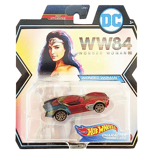 Hot Wheels Personaje Cars DC Wonder Woman 84 Primera aparición Mujer Maravilla
