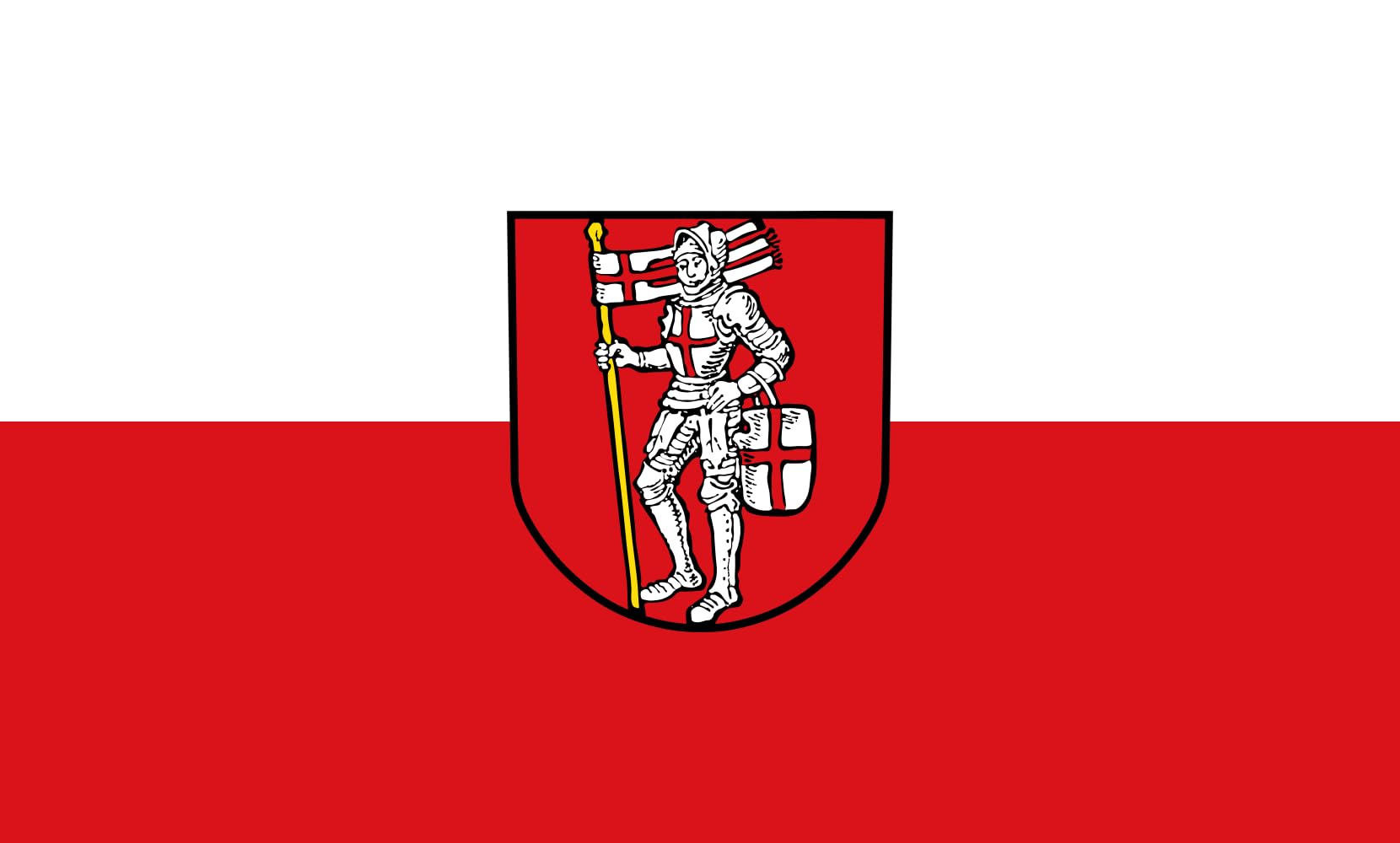Drapeau Röttingen st grand format paysage 1.35m² pour pavillon extérieur