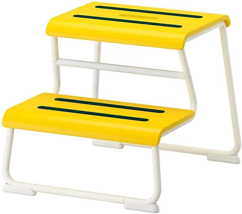 JSEIAJB Step Stool - Wood Folding Stool Ladder Chair Bench Seat Utility Multi Functional for Kitchen Office Bathroom