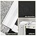 HOMCOM Wheelchair Ramp 10FT, Folding Aluminum Threshold Ramp with Non-Slip Surface, Transition Plate, 594lbs Weight Capacity for Home, Doorways, Curbs, Steps