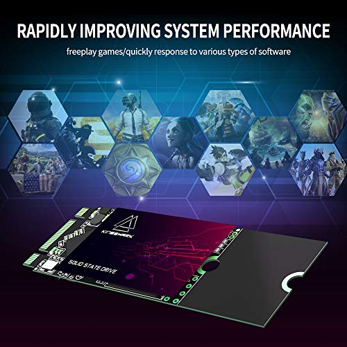Image of SSD M.2 2260 64GB Internal Solid State Drive High-Performance Hard Drive for Desktop Laptop SATA III 6Gb /s (64GB, 2260