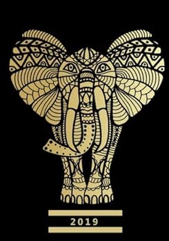 Paperback Gold Elephant Personal Planner: To Do List, Notepad, and Planner with Calendar Book