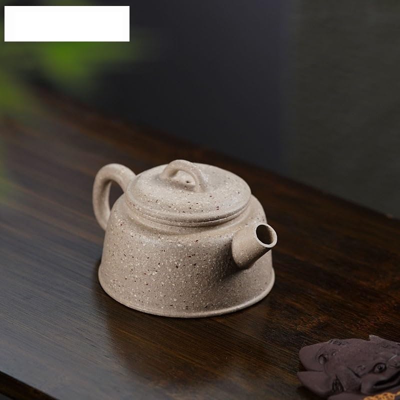 Teiere Teiere di Argilla Viola da 250 ml Pentola Fatta a Mano Minerale Grezzo Sabbia Grossa Giada Bianca Segmento Fango Bollitore Zisha Teaset tè Sfuso Teiera Teiera