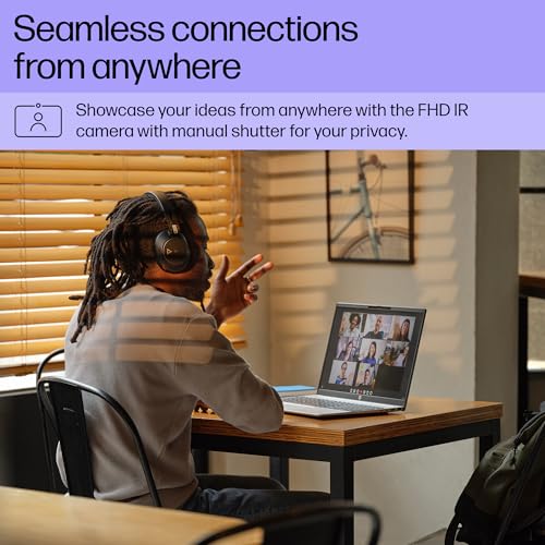 Image of HP Omnibook 5 16 inch - 2025 AI Touch Laptop - 32GB LPDDR5xRAM- 2TB SSD - AMD Ryzen AI 7 350-2K (1920 x 1200) - Backlit KB - FHD Camera - Win 11 Home