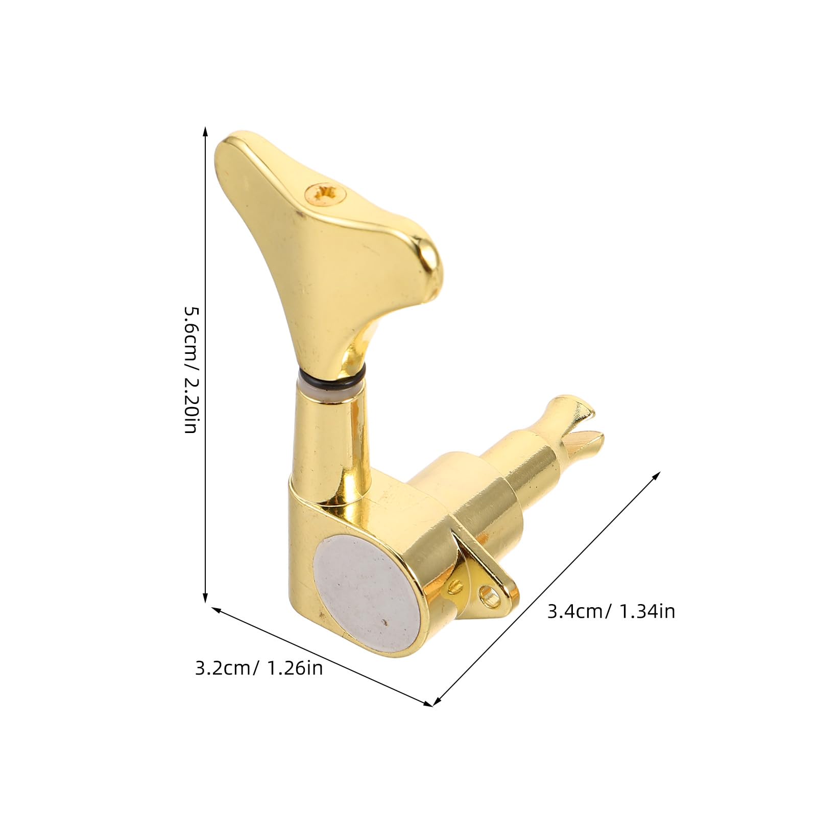 TOYANDONA 4pezzi Piroli per Basso Meccaniche per Basso Elettrico o Strumenti di Precisione Parti di Ricambio per Piroli di Accordatura per Corde