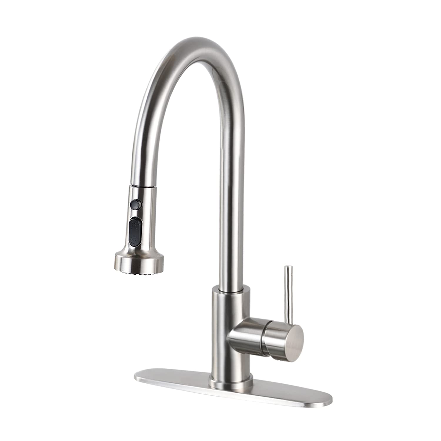 Robinet de cuisine rétractable pour simplifier la vaisselle et le nettoyage des grands plats