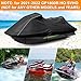 Jet Ski Cover for Yamaha GP1800 / GP1900 / GP HO/GP SVHO OEM 2021-2025 Watercraft UV Protection 600D Oxford PU Waterproof Waverunner Cover with Waterproof Zipper Jetski Waverunner Covers