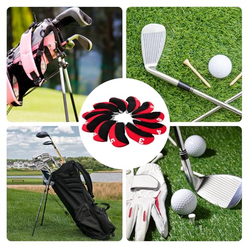 Housse de protection de tête de golf noire pour bois et driver - 4