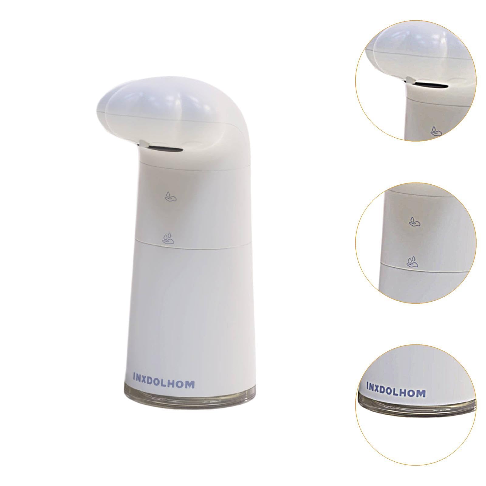 Dispenser Automatico di Sapone Schiuma Touchless Ricaricabile Carino Forma Zampa Gatto Materiale PP Funzione Sensore Adatto per Bambini Regalo, Bianco