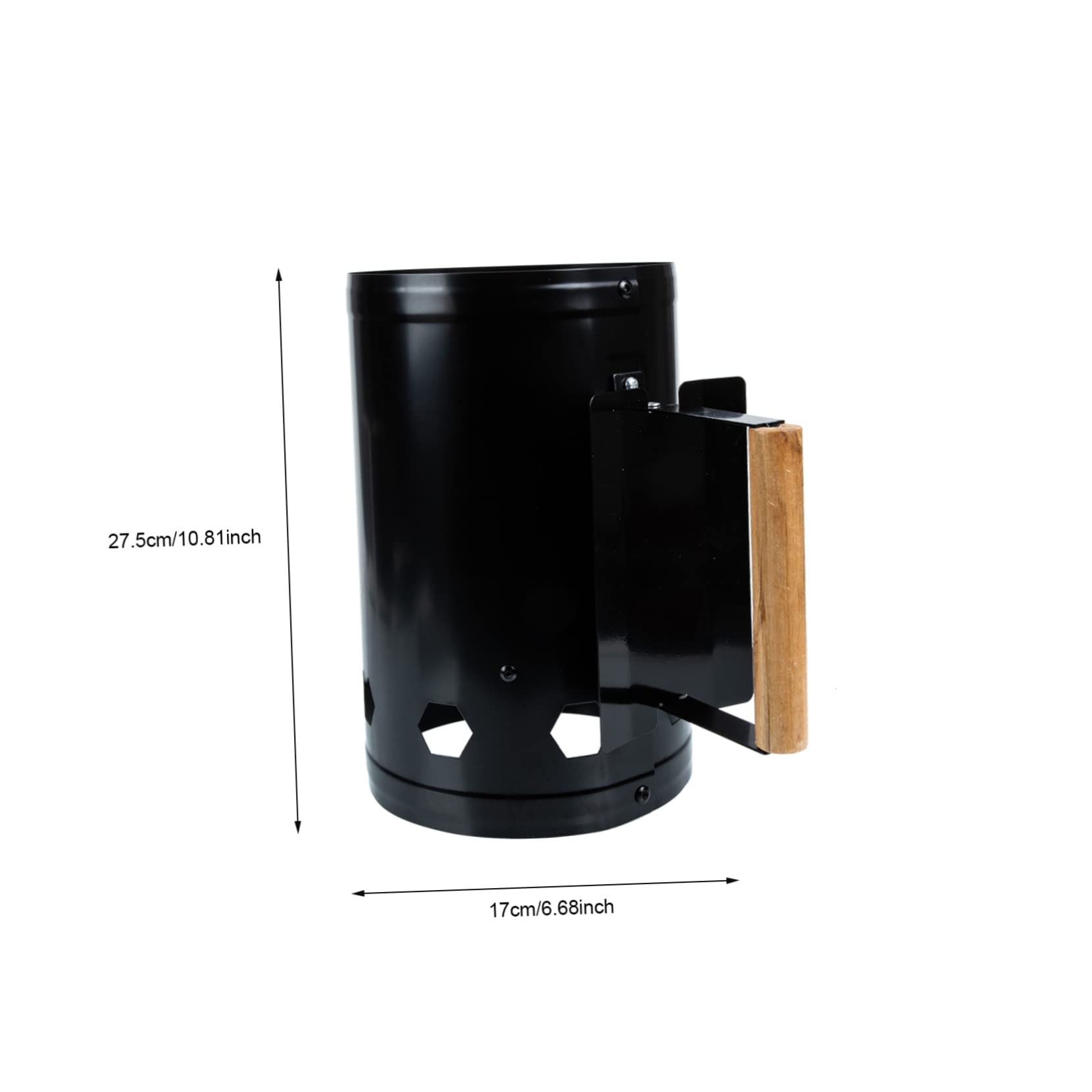 KESYOO Outdoor Chimney Starter Rapid Igniting BBQ Tool with Heat Resistant Handle for Campfire and Picnic Use Durable Construction with Optimal Air Flow for Fast