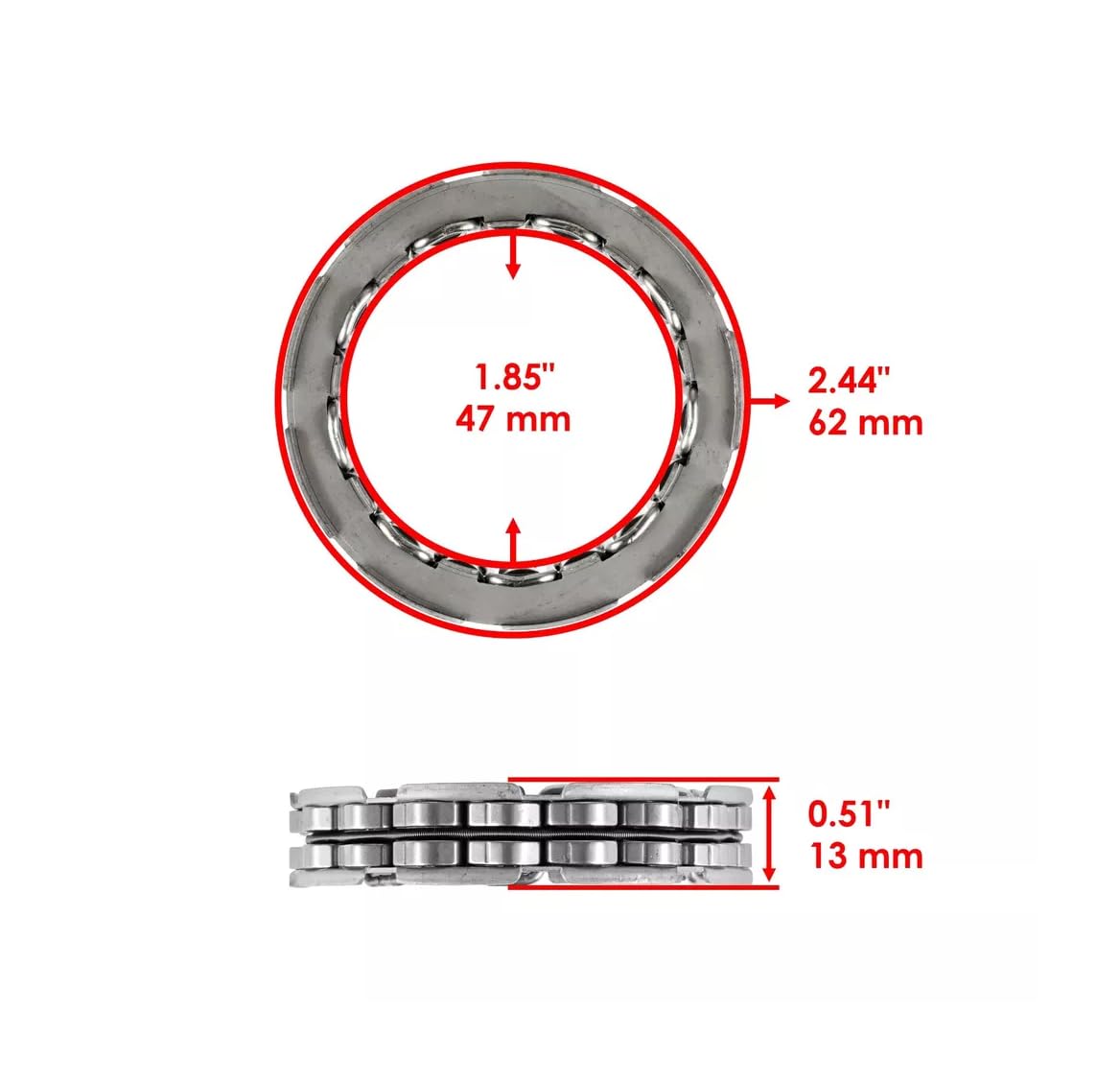 Clutch Housing One Way Bearing For Honda ATC250SX 1985 1986 1987 NEW - Foto 5