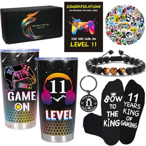 Carselage 11 Year Old Boy Gifts, 11th Birthday Gift Decorations for Son, Gamer Gifts for Teenage...