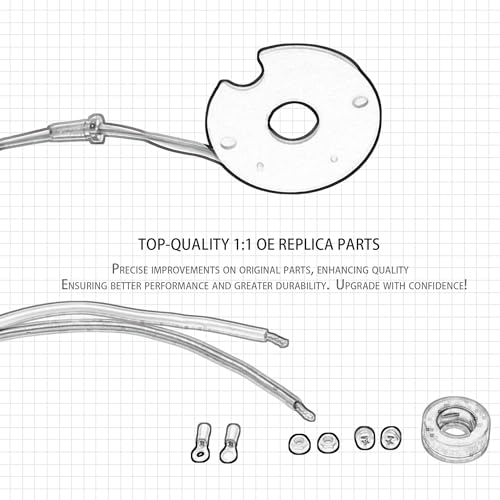 Image of 2541 Electronic Ignition Module Harness Waterproof Compatible with Jeep 134L 134F 4Cylinder 1964-1971 Willys CJ5 CJ6 Jeepster DJ5 Commando FC150 FC170 Utility Dispatcher DJ3 CJ3 12V
