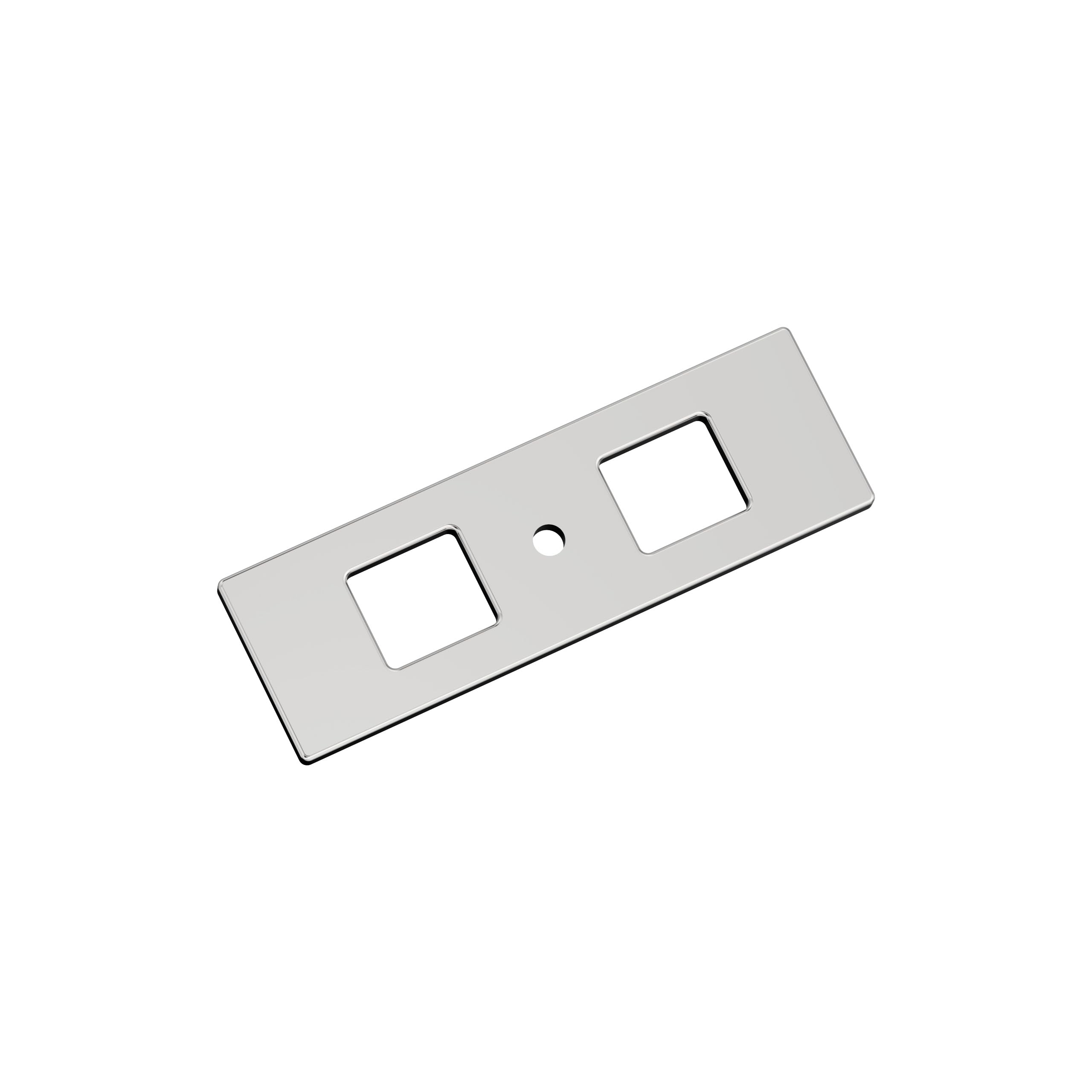 Amerock Medora Cabinet Knob Backplate - Satin Nickel -11