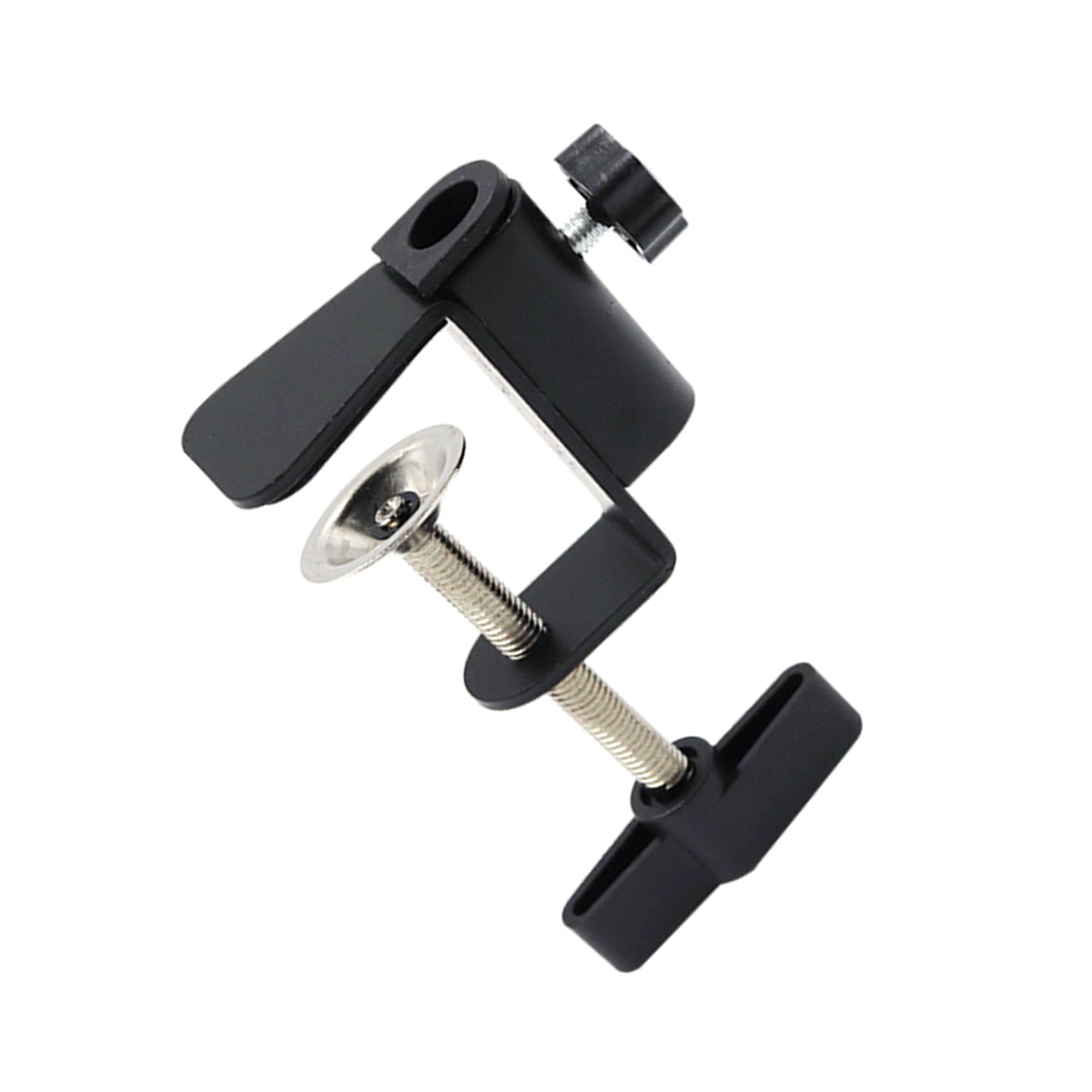 Aluminum C Clamp Clip Mount for Camera Monitor, Desktop Mount Holder Universal C-Clamp for Microphone Mic, Table Mount Holder Mounting Bracket Stand