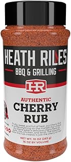 Heath Riles BBQ Rub - Cherry Seasoning, Champion Pitmaster Recipe, Legendary Rubs For Smoking & Grilling, 80+ BBQ Championships, 10 oz.