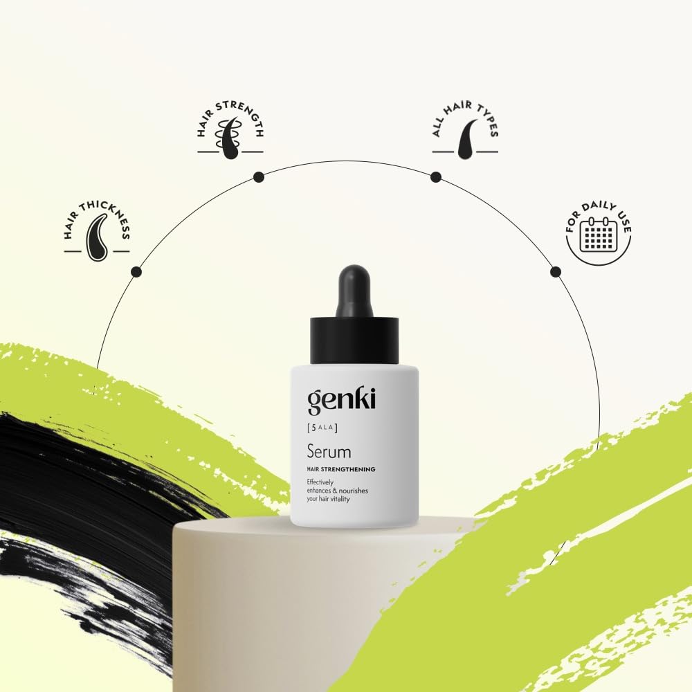 Strengthening Serum 50 ml mit 5-ALA und Koffein Steigert nachweislich die Haardichte Fördert Haarwachstum Triple-Effect Hair-Aktivator Spürbar dichteres Haar in wenigen Wochen Haarserum