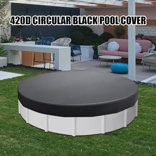 Cobertor redondo de piscina 10 ft con accesorios miniatura 5