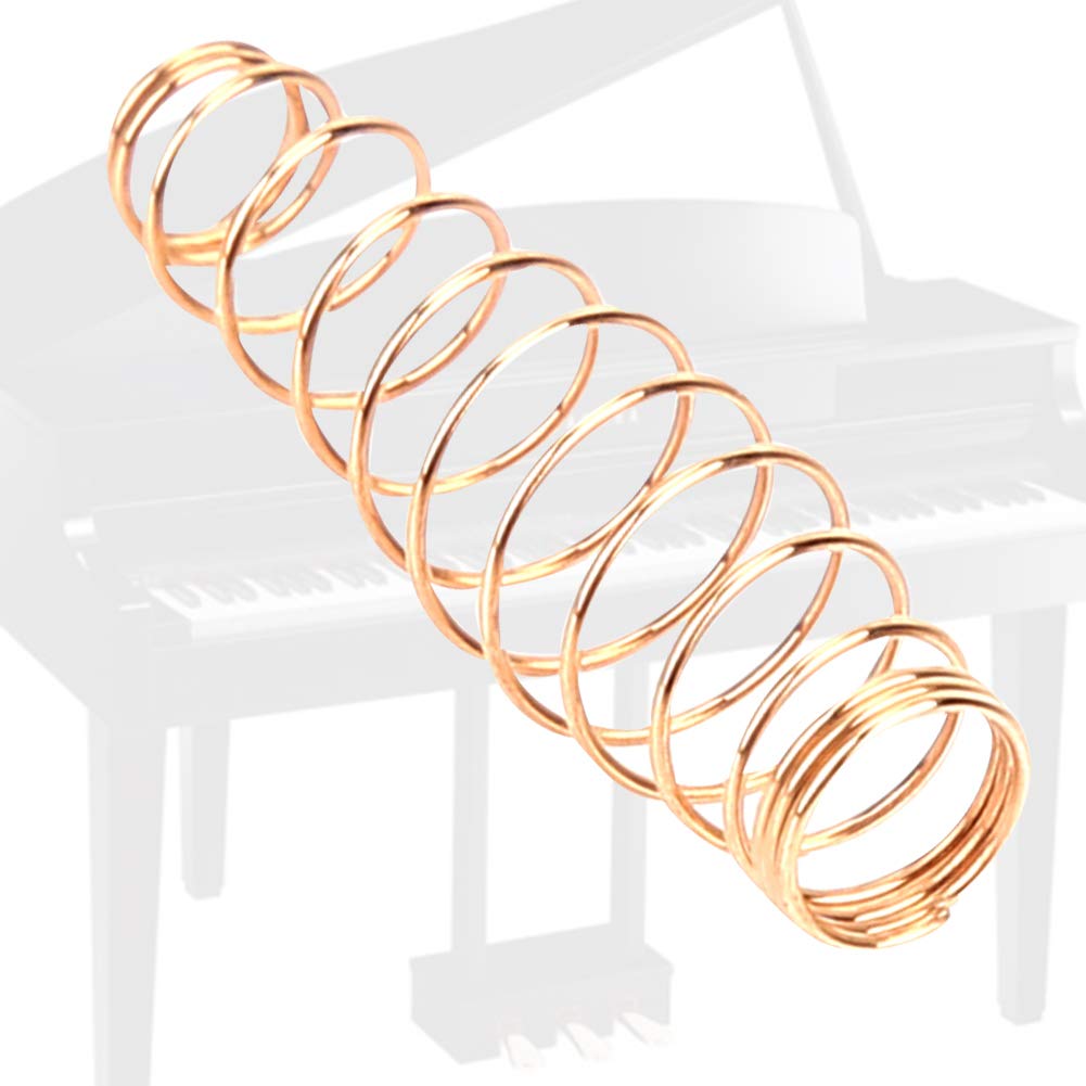 Muelle en espiral para piano, antióxido, 90 piezas de repuesto para piano, para reparación de piano vertical