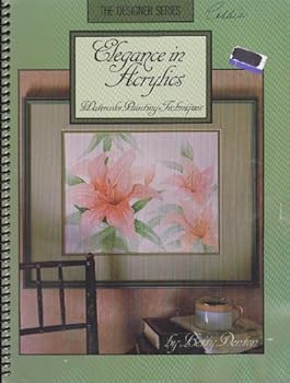 Paperback Elegance in Acrylics Watercolor Painting Book