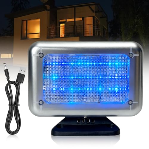 Simulador de TV LED con 24 LED y 4 programas seleccionables, simulador de TV falso LED, simulador de TV falso, luz de TV, simulación de luz para uso como protección antirrobo
