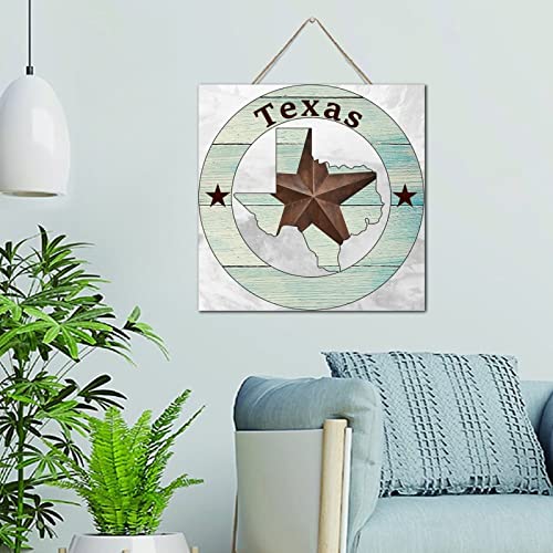 Plaque murale en bois Texas Lone Star de haute finition pour décoration 30,5cm