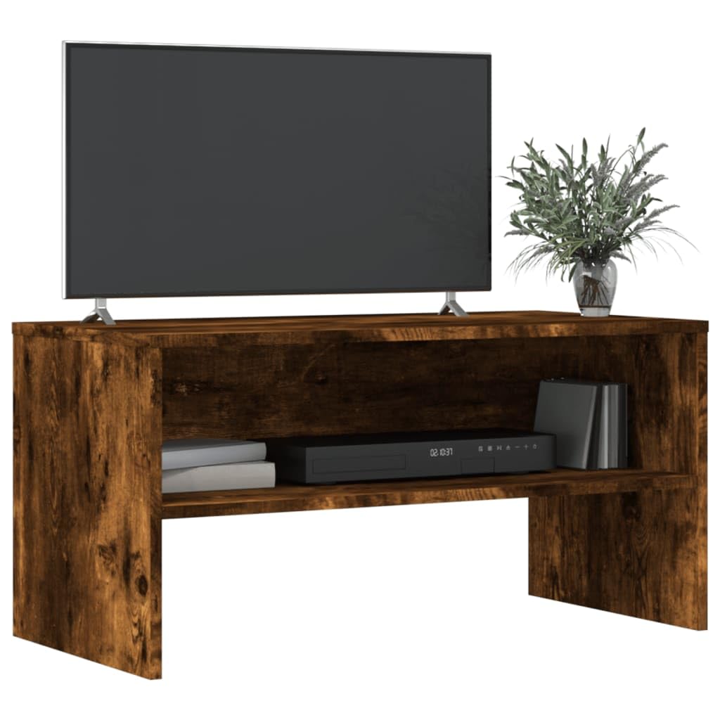 Mobile TV in legno di rovere affumicato, 80 x 40 x 40 cm
