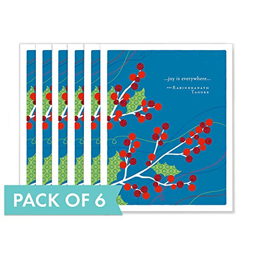 Positively Green: 6 Pack "Joy Is Everywhere" Holiday Cards #TOP4