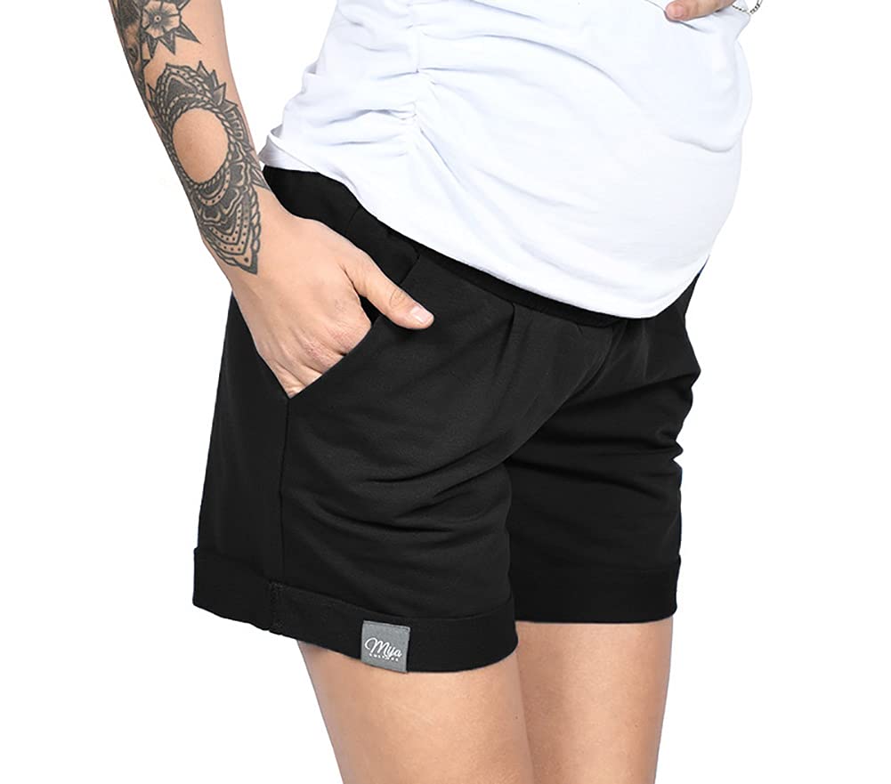 MijaCulture Lola M004 Short de grossesse avec bande ventrale pour l'été