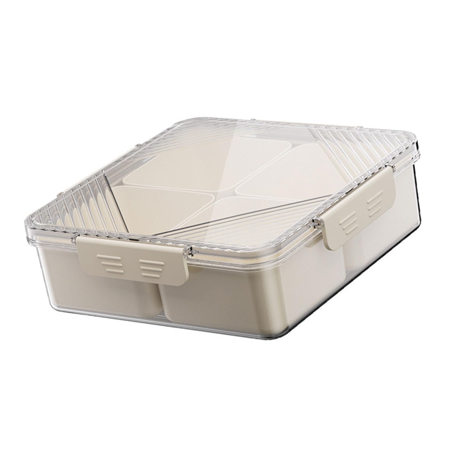 LUCKGONI Elegant Snacks Tray With Multiple Compartments For Fruits Nut Candy And Party Serving Storage Box