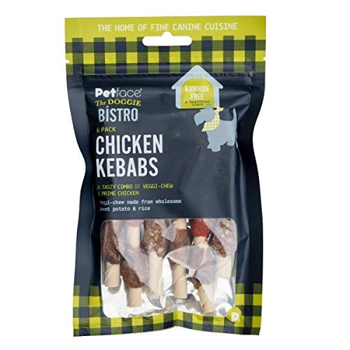 Petface The Doggie Bistro Chicken Kebabs, Pack of 6, 1 count (Pack of 6)