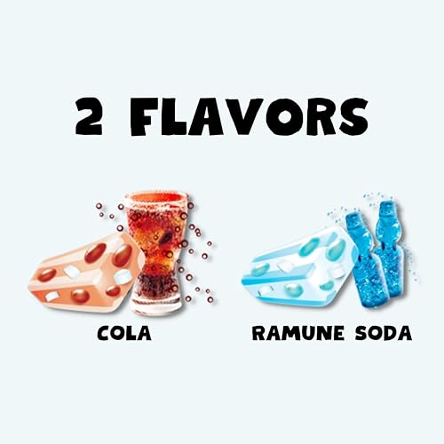 Miniatura 2 de Puchao Japanese Gumming Soft Candy Variety Pack, 4 Fruits, Soda and Ramune Flavors, Unique Chewy candy with Juicy Gummy Bits Pack of 2, Product of