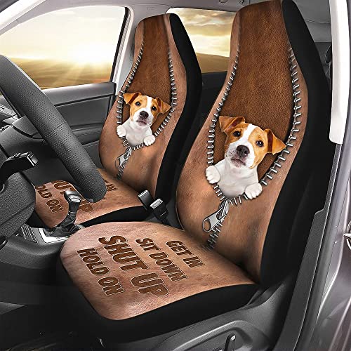 Woisttop Autositzbezüge - 2er Set Mit Schmetterlings-Motiv Für Vordersitze