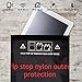 Faraday Pouch for Tablets, Phones and Car Keys - Faraday Bag Large - Car Key Blocking Pouch - RFID Signal Blocker - Anti-Tracking, Anti-Hacking Case