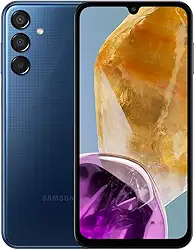 Galaxy M15 5G, 6.000mAh, Câmera Tripla até 50MP, 128GB - Azul escuro