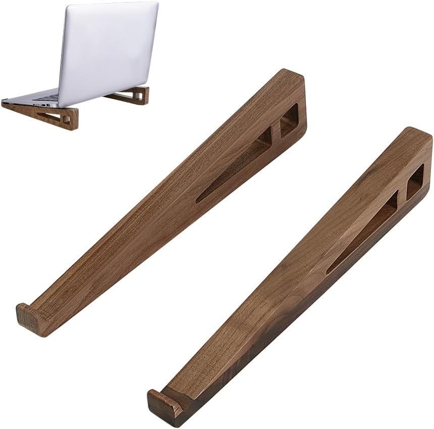 Soporte para Notebook PH PandaHall Madera Nogal 10-17.3 Pulgadas