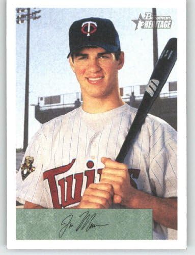 2002 Bowman Heritage Baseball Rookie Card #238 Joe Mauer