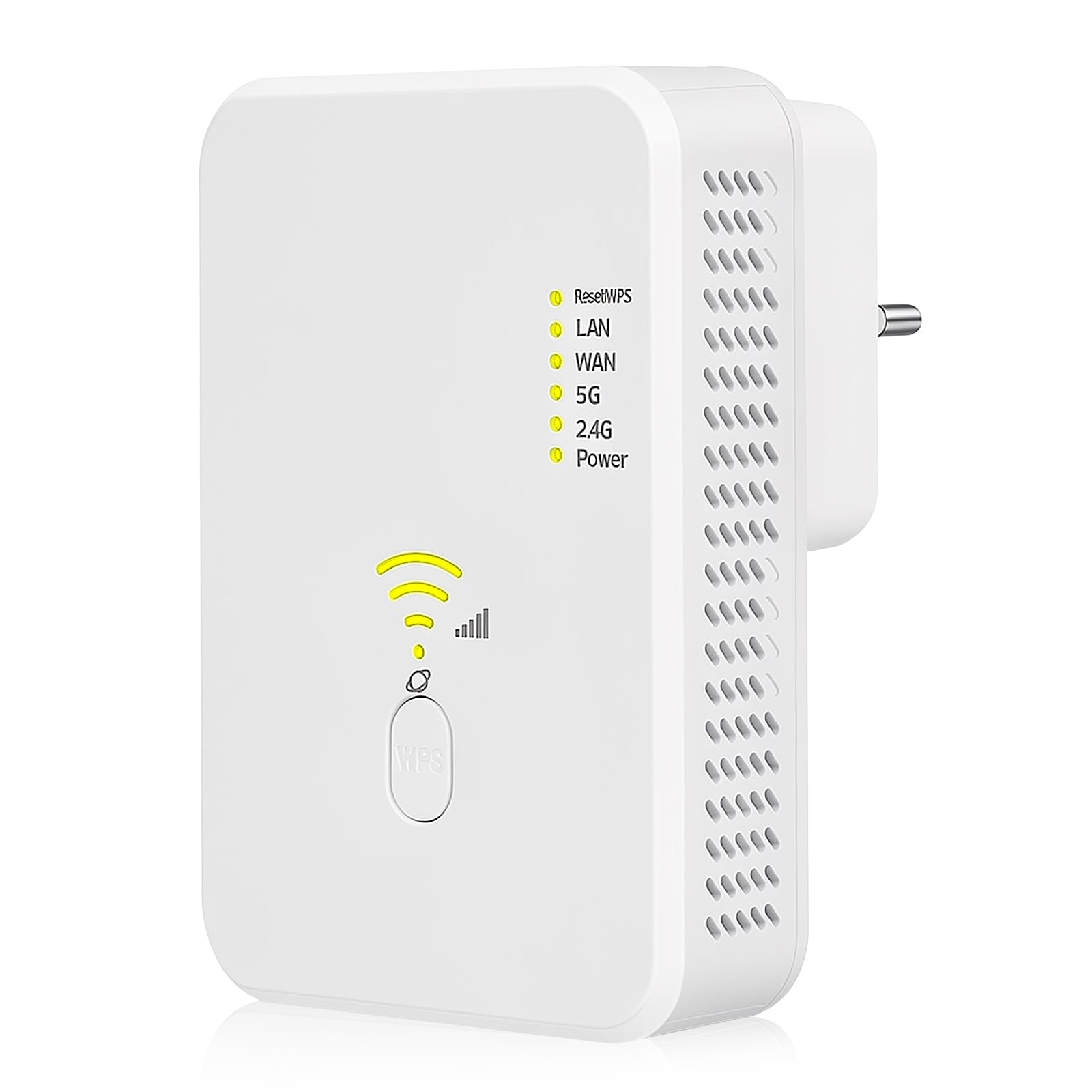 2026 Neuestes-Repeater-1200Mbit/s WLAN Verstärker,Dual-Band WiFi Verstärker | WiFi Booster mit Repeater/Router/AP Modus,Einfache Einrichtung,Wlan Extender mit LAN/WAN Port,Outdoor Wlan Verstärker/Repeat