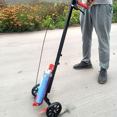 Marcatore automatico per vernice spray stradale, per linee rette, curve e cerchi, larghezza 5-15 cm, per strade, fabbriche, garage, stadi
