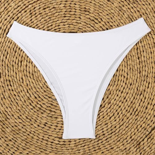 Bikini grande taille confortable ensemble uni 3 pièces pour sublimer les formes - 4